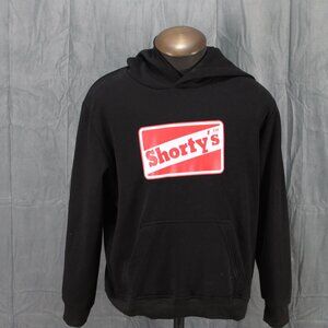 Skateboard Hoodie - Shortys Red and White Logo - Men's Large